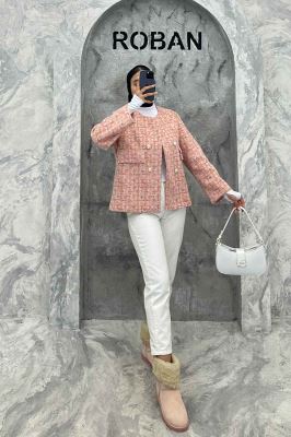 کت چهار دکمه لمزو دو جیب نما