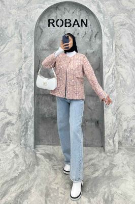 کت چهار دکمه لمزو دو جیب نما