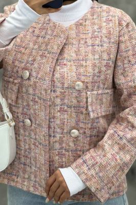 کت چهار دکمه لمزو دو جیب نما