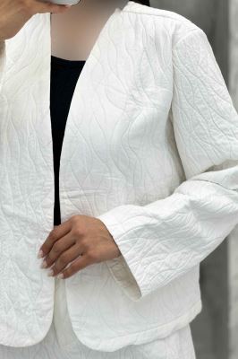 ست مانتو و شلوار فریال موجی