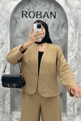 ست مانتو و شلوار فریال موجی