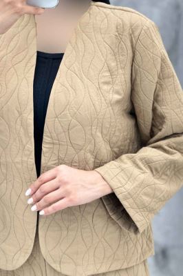 ست مانتو و شلوار فریال موجی