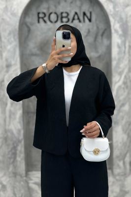 ست مانتو و شلوار فریال موجی