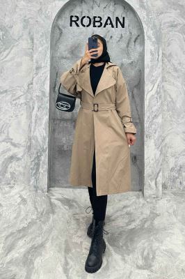 بارانی پشت چهارخانه کتان زارا