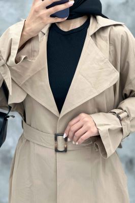 بارانی پشت چهارخانه کتان زارا