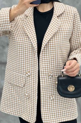 کت یقه ب ب پیچازی دو جیب نما