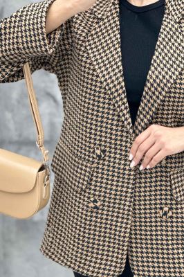 کت یقه ب ب پیچازی دو جیب نما