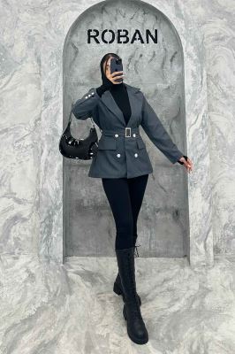 کت دیپلمات آستردار دکمه طلایی