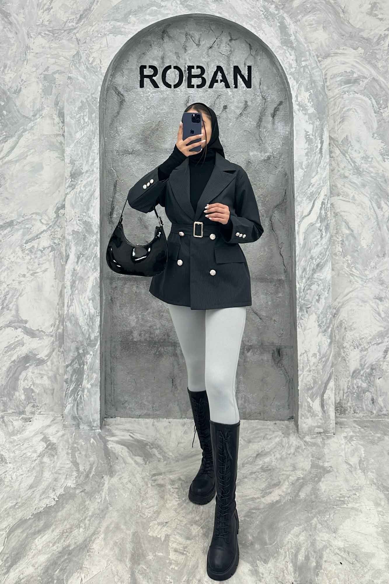 کت دیپلمات آستردار دکمه طلایی