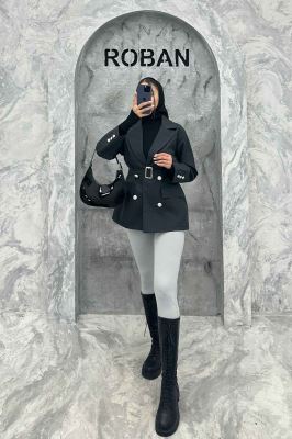 کت دیپلمات آستردار دکمه طلایی