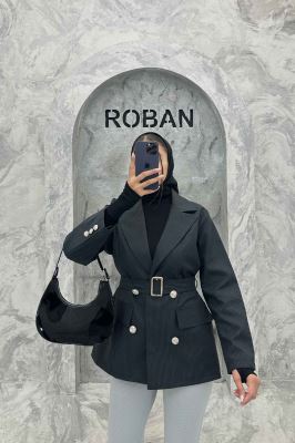 کت دیپلمات آستردار دکمه طلایی