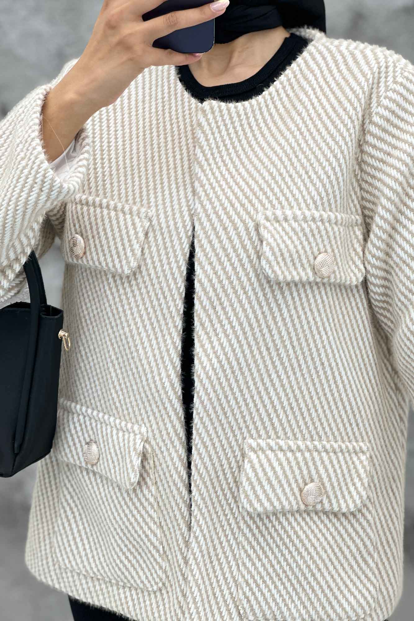 کت چهار جیب کجراه لمزو