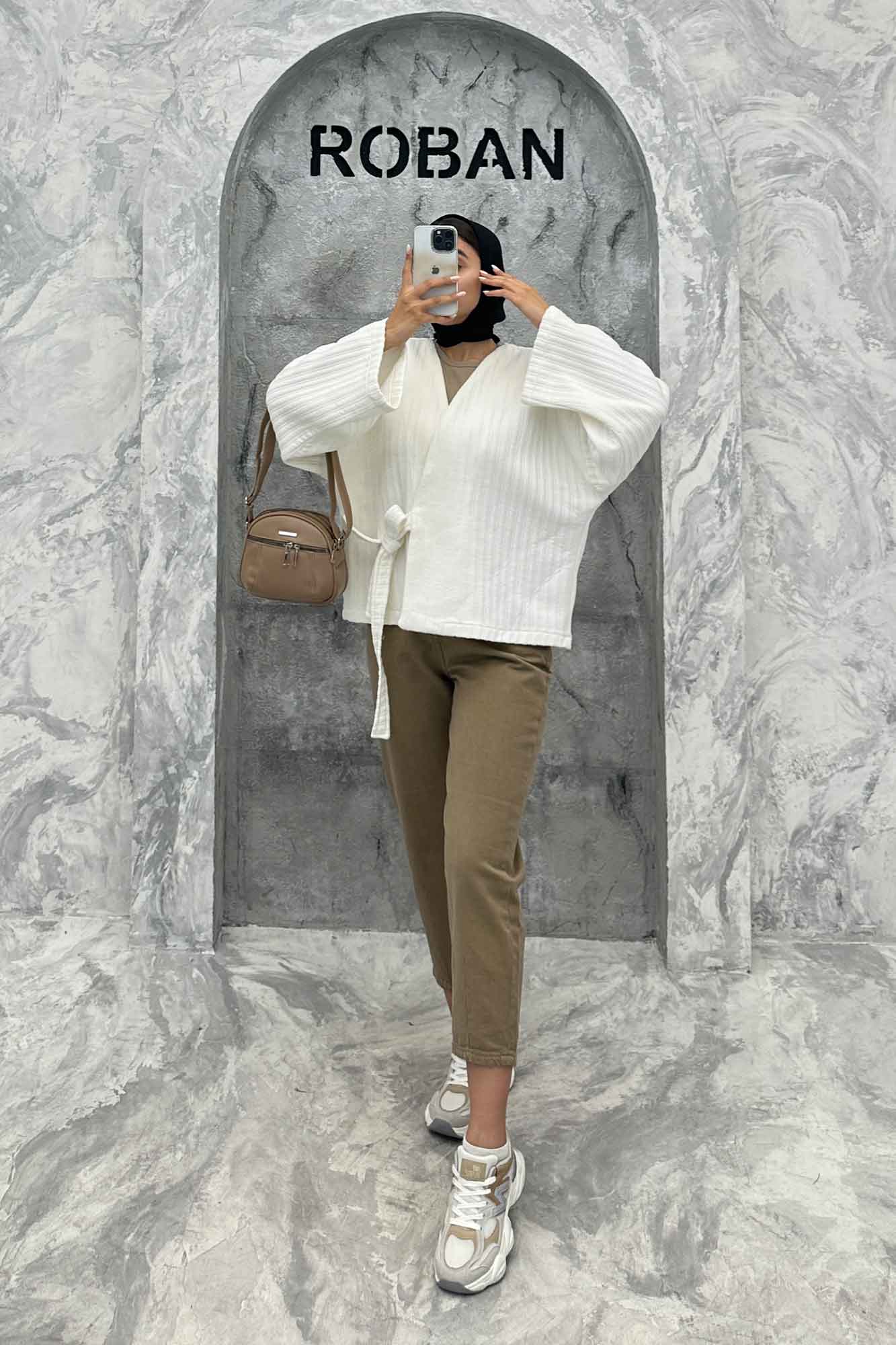 کت فیتیله بنددار کویین