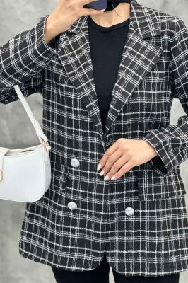 کت دو جیب نما بافت شنل طرح ریما