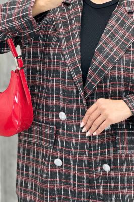 کت دو جیب نما بافت شنل طرح ریما