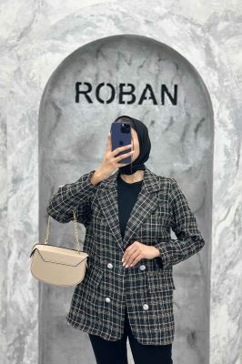 کت دو جیب نما بافت شنل طرح ریما