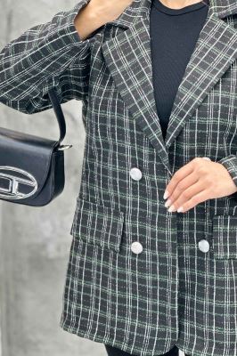 کت دو جیب نما بافت شنل طرح ریما