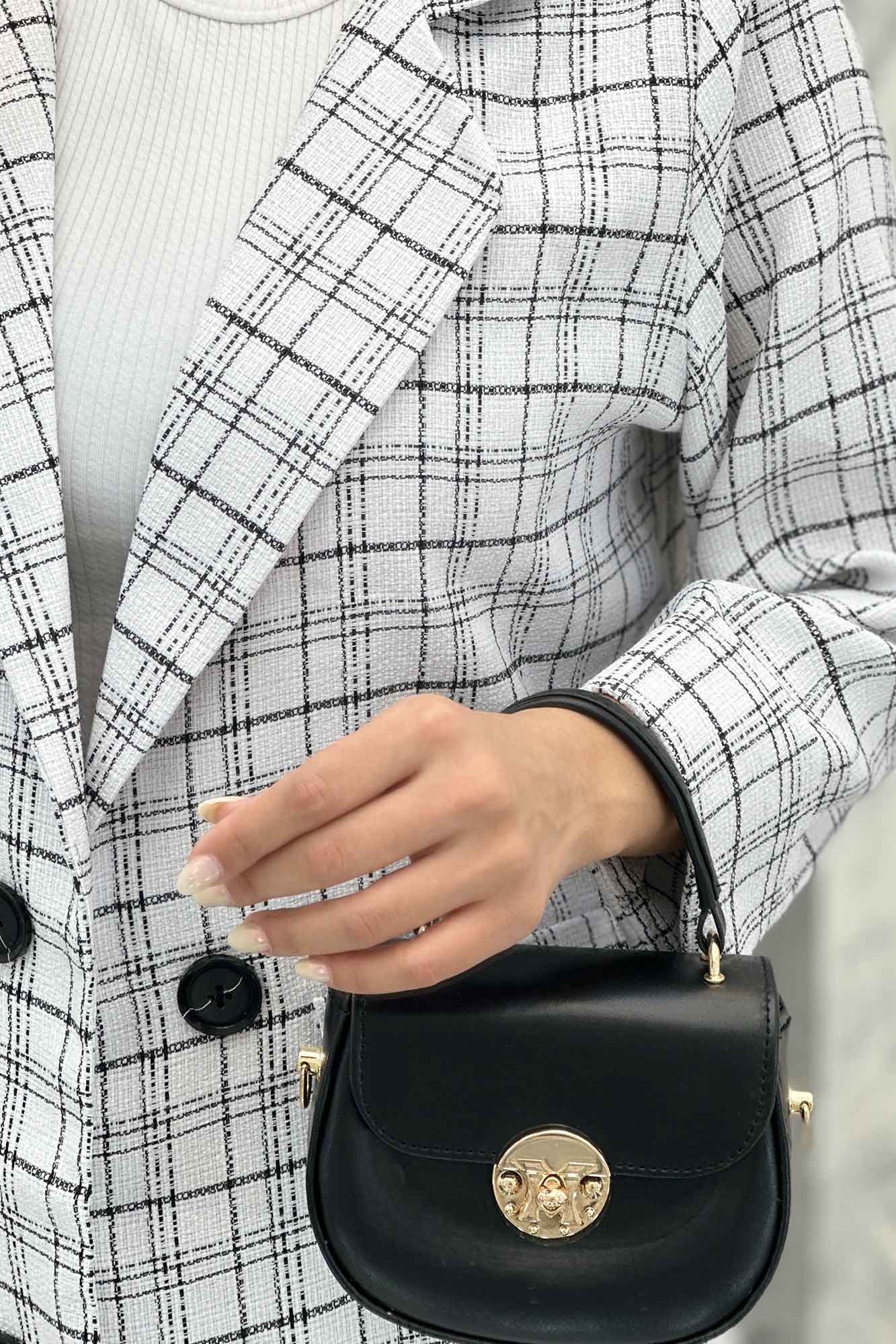 کت دو جیب نما بافت شنل طرح ریما