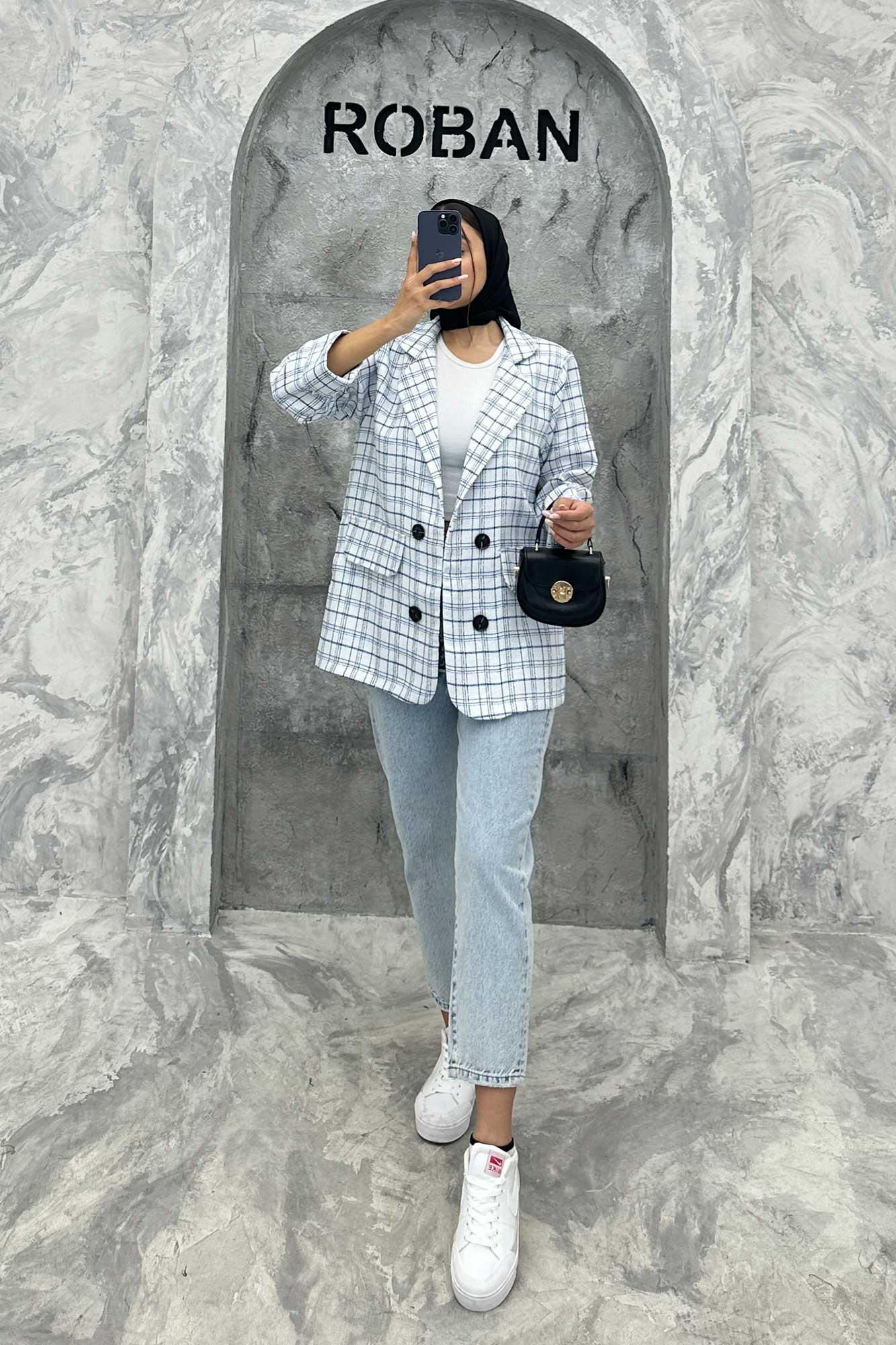 کت دو جیب نما بافت شنل طرح ریما