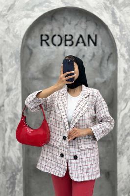 کت دو جیب نما بافت شنل طرح ریما