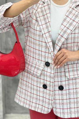 کت دو جیب نما بافت شنل طرح ریما