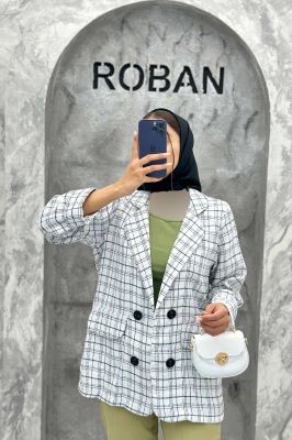 کت دو جیب نما بافت شنل طرح ریما