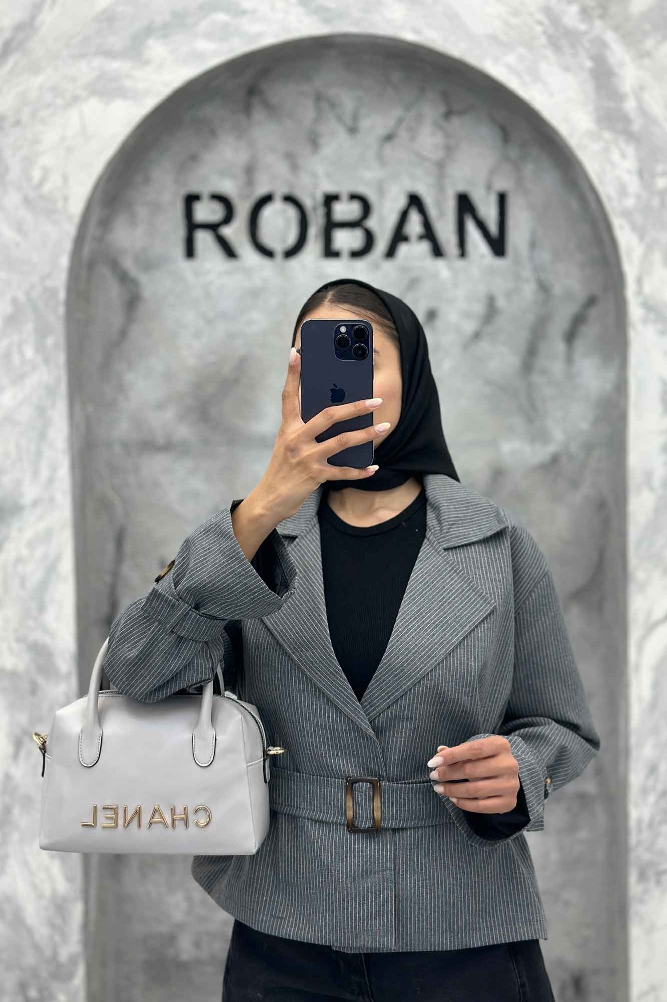 کت دیپلمات آستر دار کمربندی