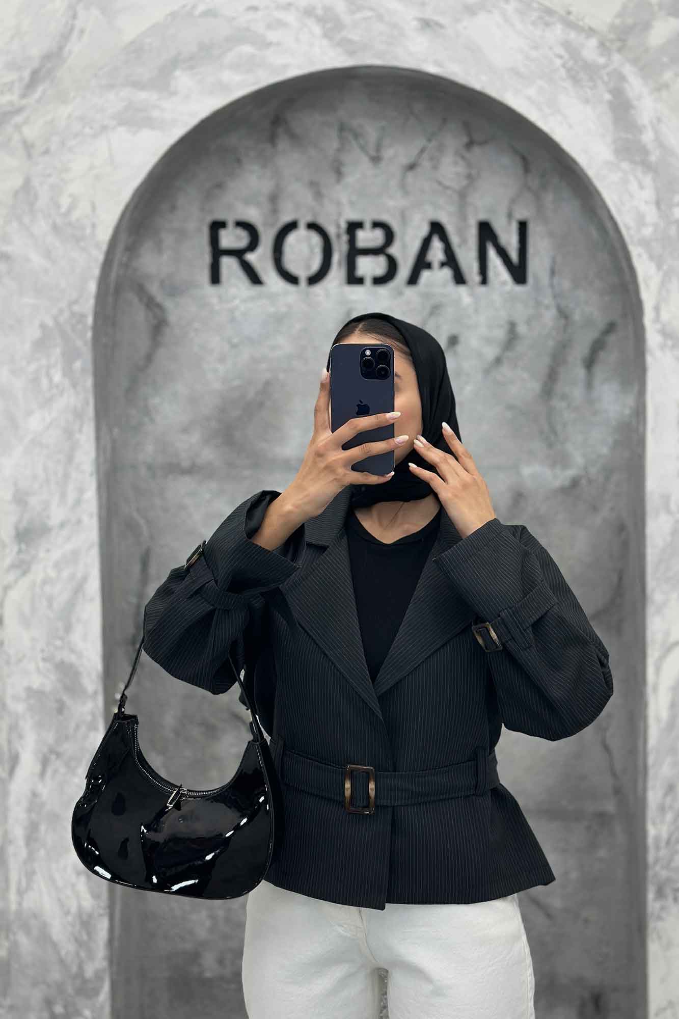 کت دیپلمات آستر دار کمربندی