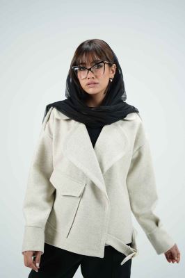 کت یقه ب ب فوتر تک جیب پاکتی