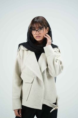 کت یقه ب ب فوتر تک جیب پاکتی