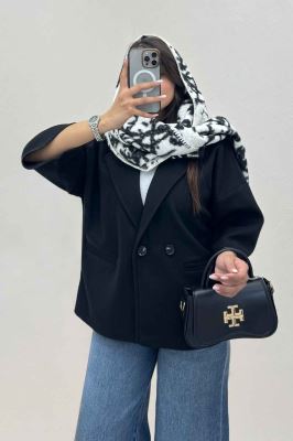 کت آستین سه رب فوتر دو دکمه