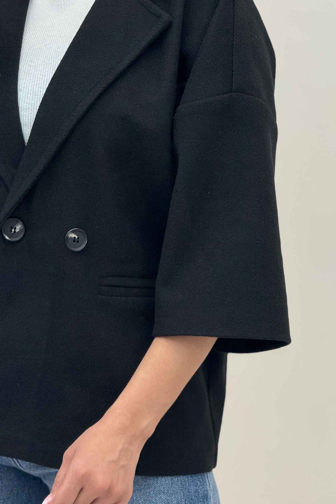 کت آستین سه رب فوتر دو دکمه