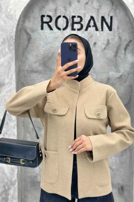 کت چهار جیب فوتر یقه سه سانت