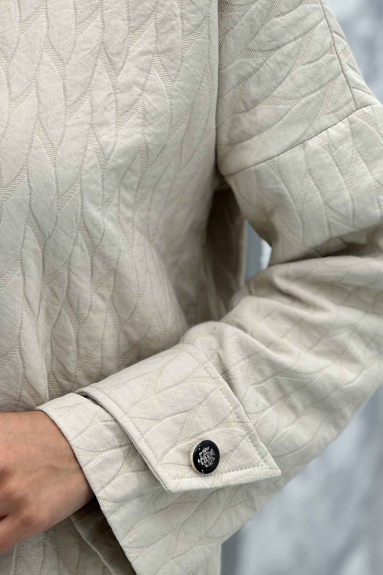 کت فریال برگی یقه گرد