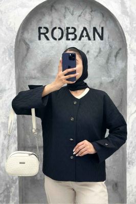 کت فریال برگی یقه گرد