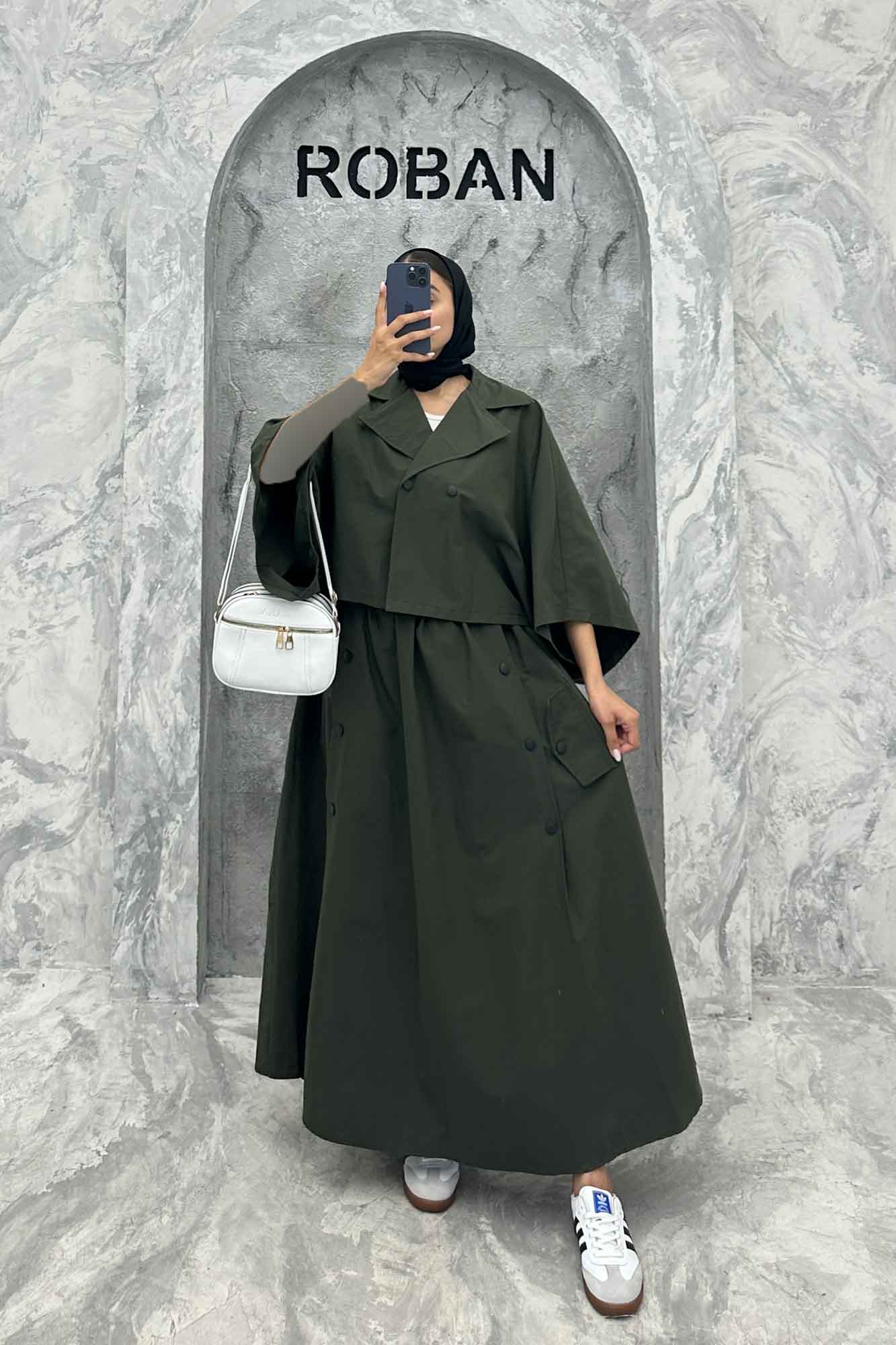 ست مانتو و دامن خفاشی کتان زارا پانیا