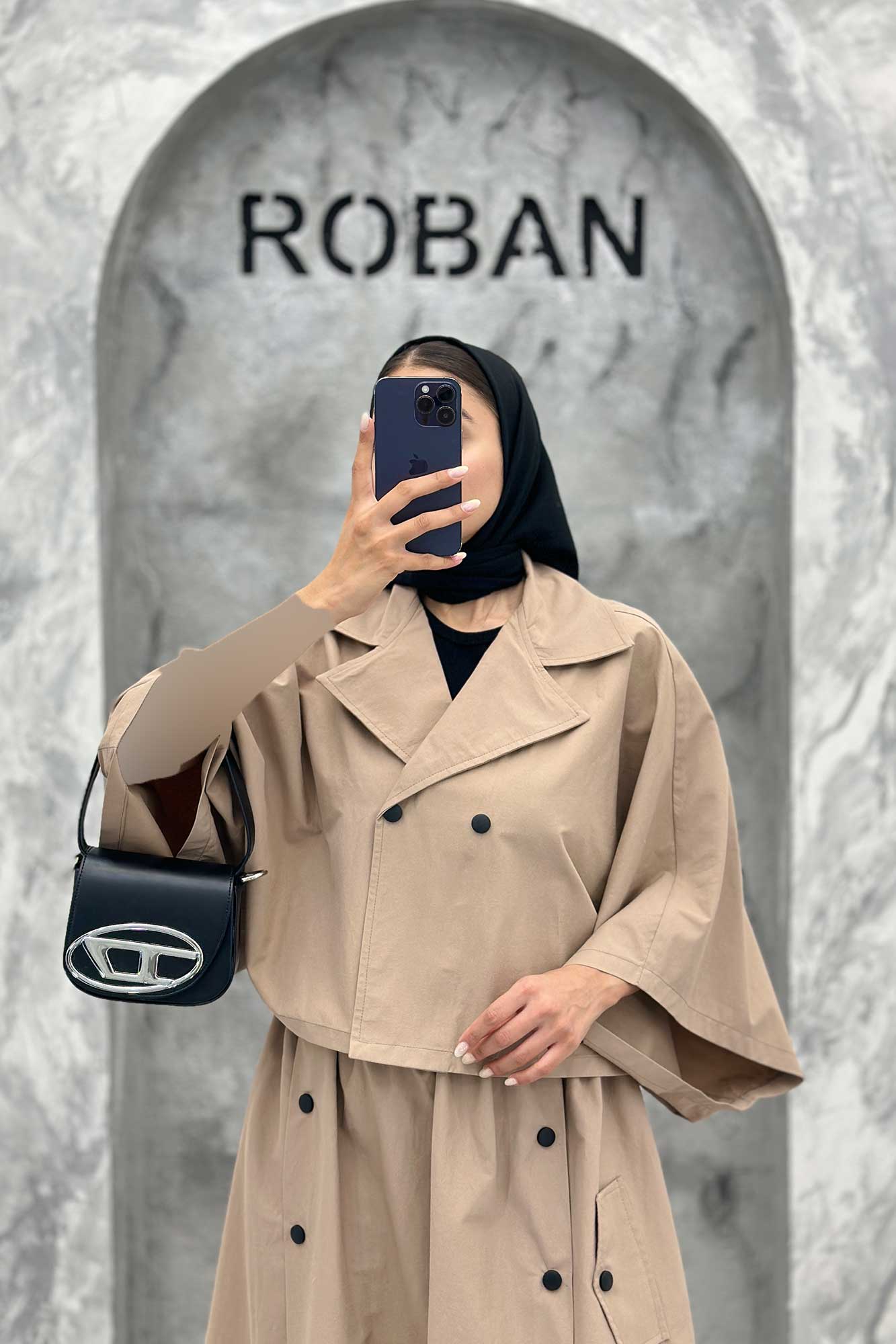 ست مانتو و دامن خفاشی کتان زارا پانیا