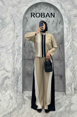 ست مازراتی کجراه سه خط یقه ایستاده 4670