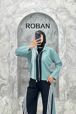 ست مازراتی کجراه سه خط یقه ایستاده 4670