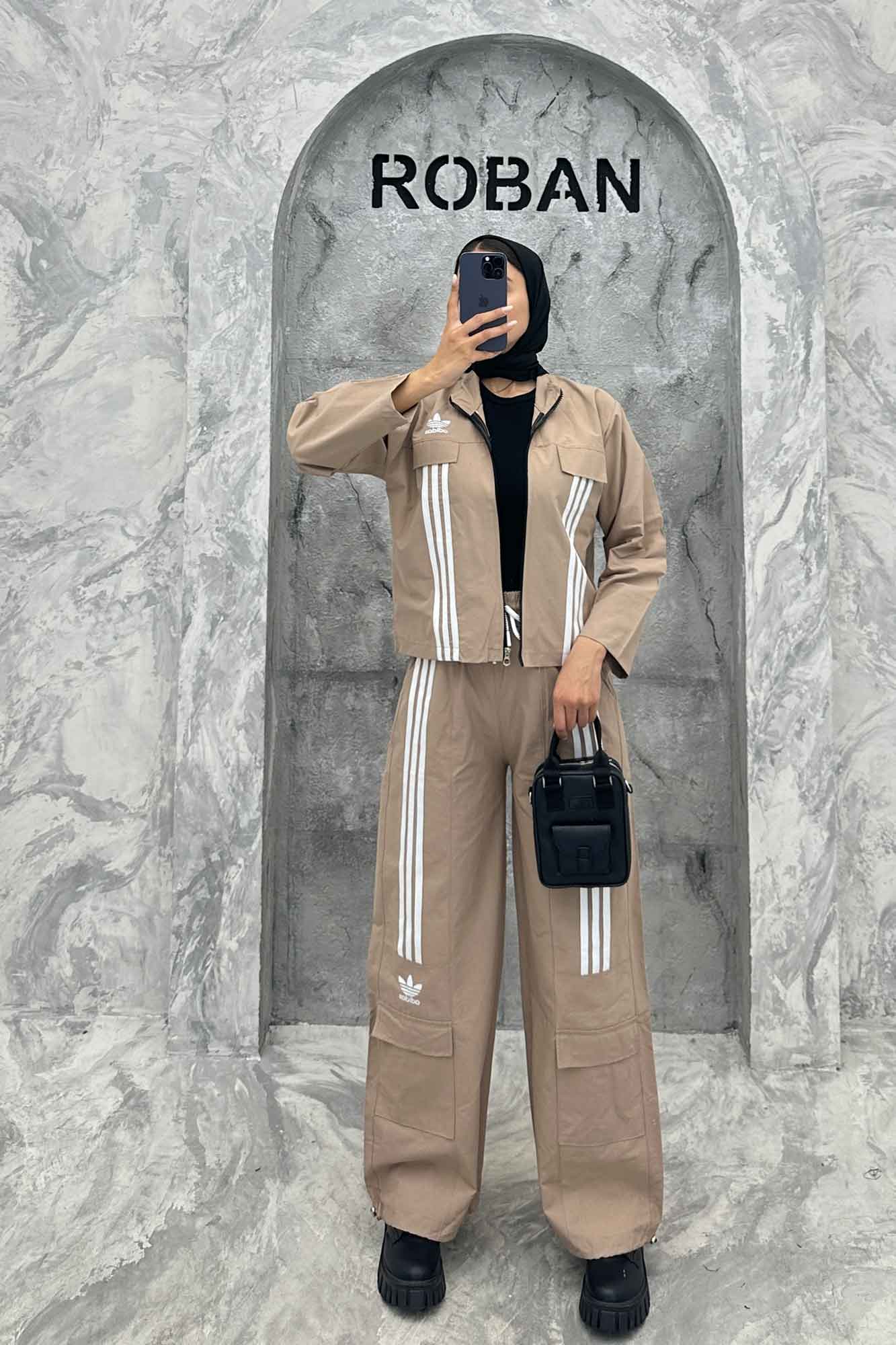 ست ADIDAS سه خط کتان زارا 4682