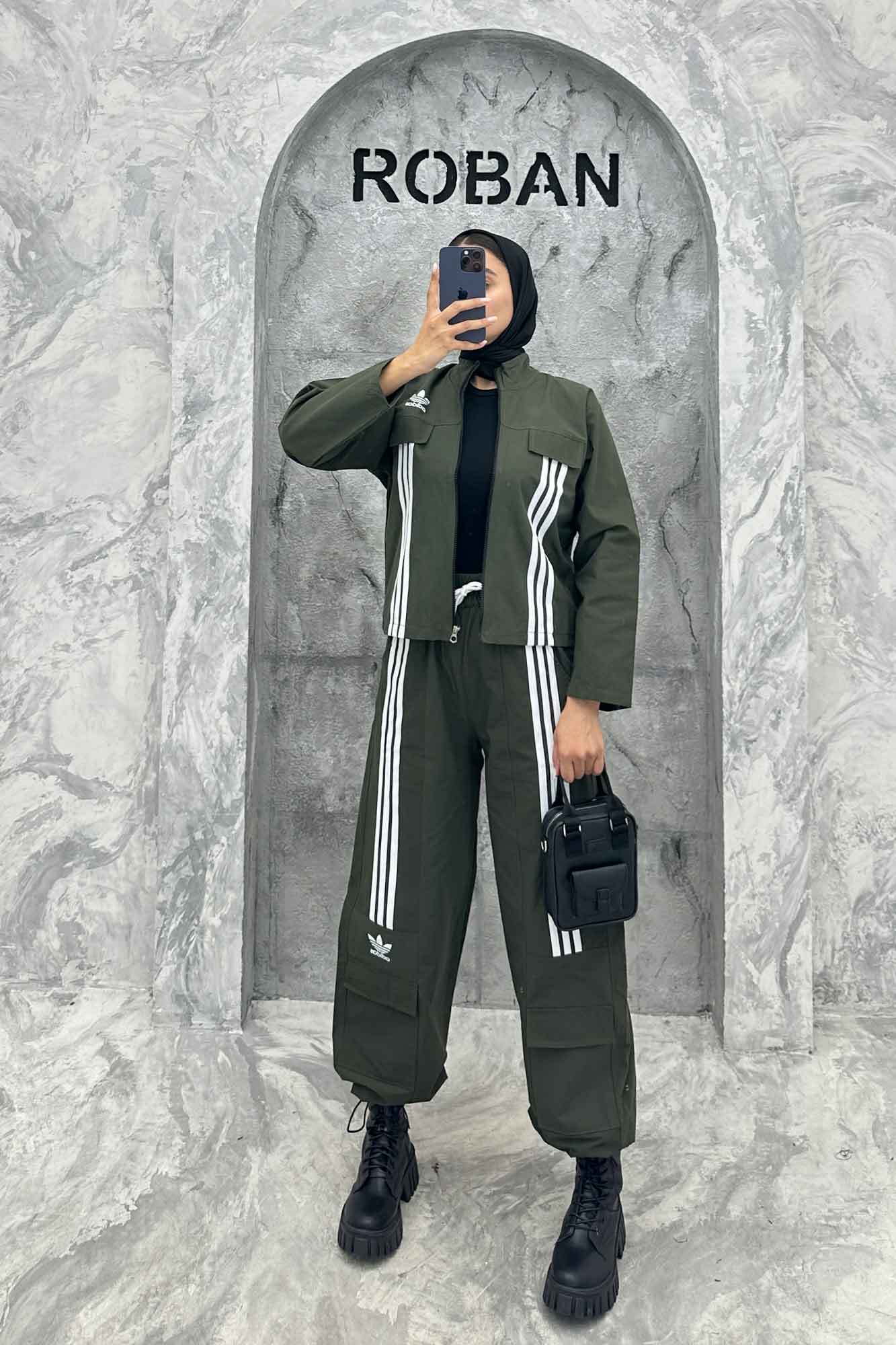 ست ADIDAS سه خط کتان زارا 4682