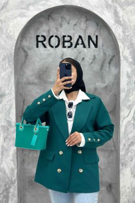 مانتو کتی دو جیب پاکتی مازراتی ساده