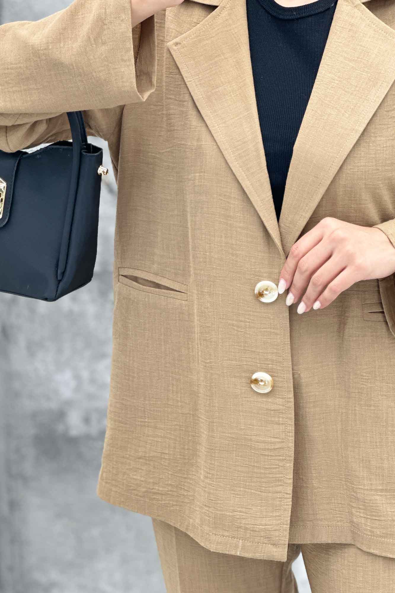 ست کت و شلوار شانتون خارجی