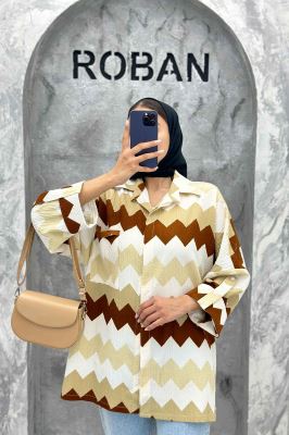 مانتو کراش جناقی پشت دکمه تک جیب