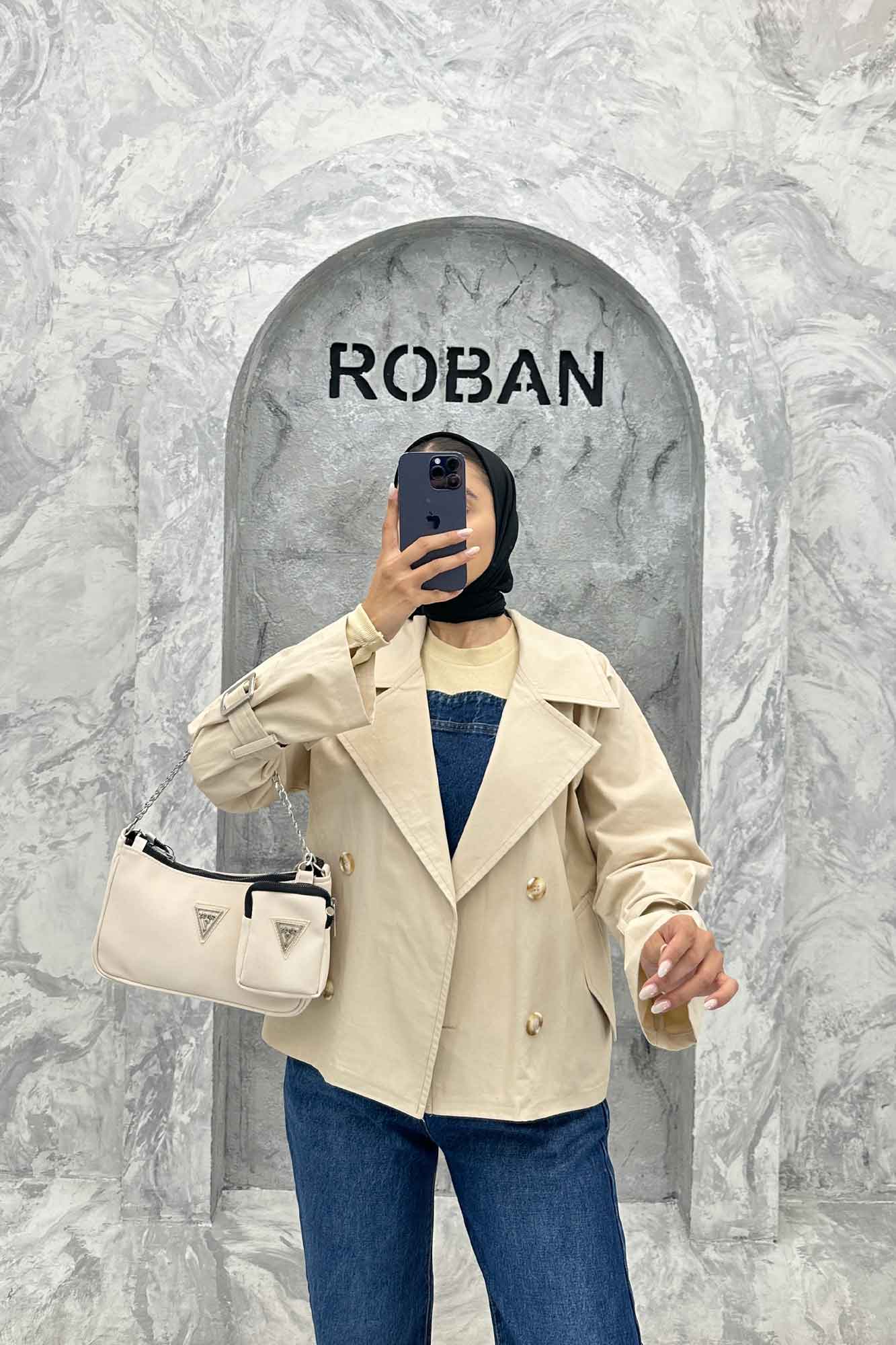 کت پاییزه کتان زارا چهار دکمه آژند