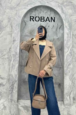 کت پاییزه کتان زارا چهار دکمه آژند