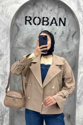 کت پاییزه کتان زارا چهار دکمه آژند