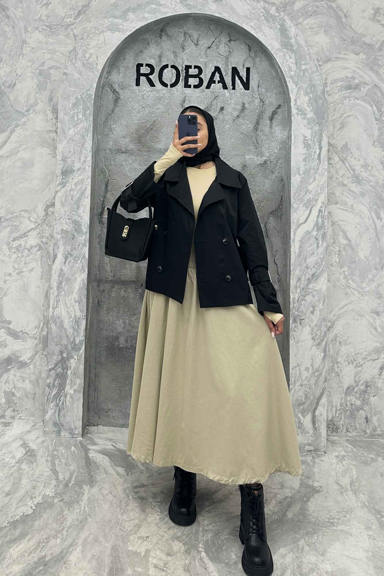 کت پاییزه کتان زارا چهار دکمه آژند