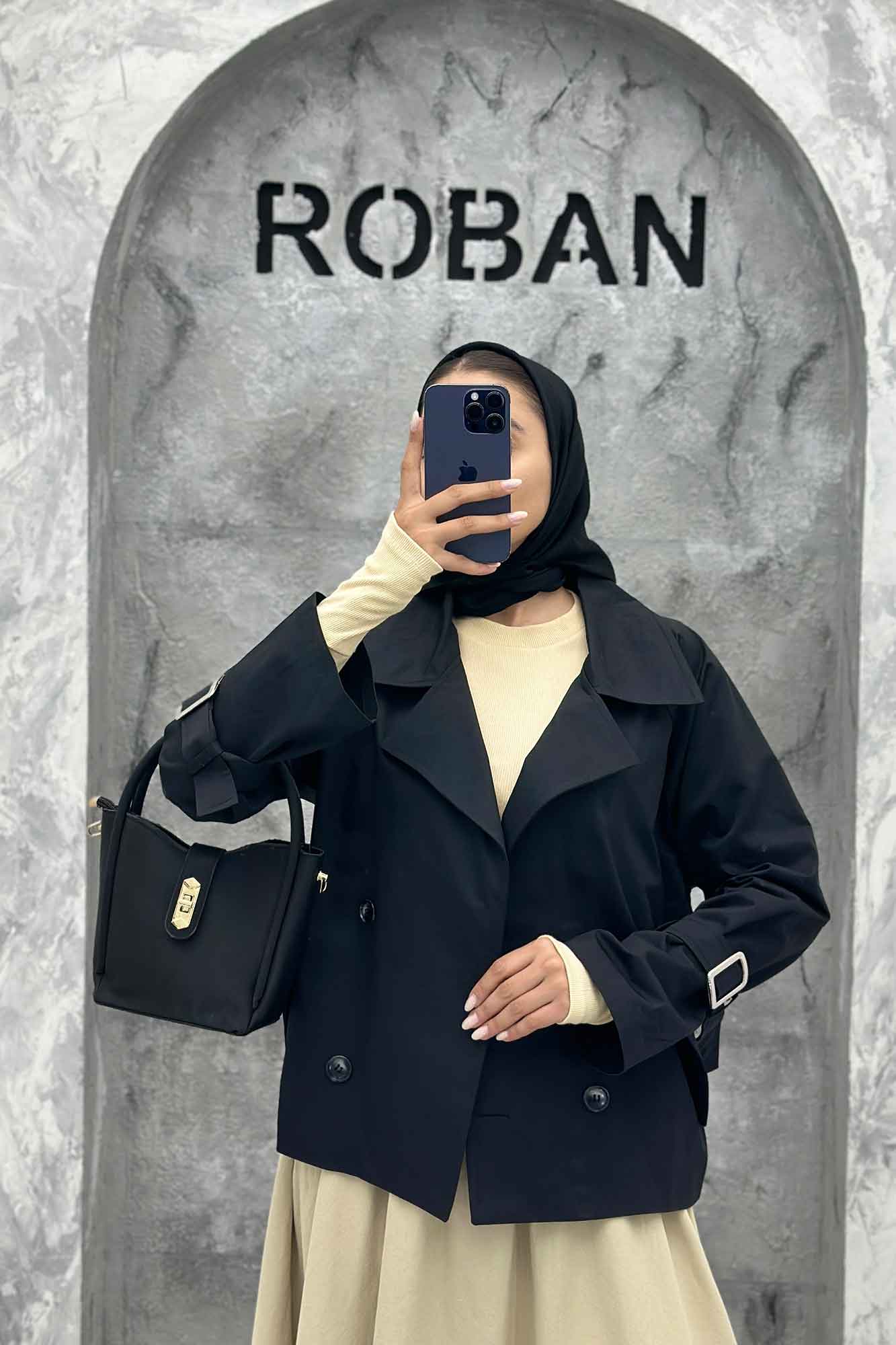 کت پاییزه کتان زارا چهار دکمه آژند