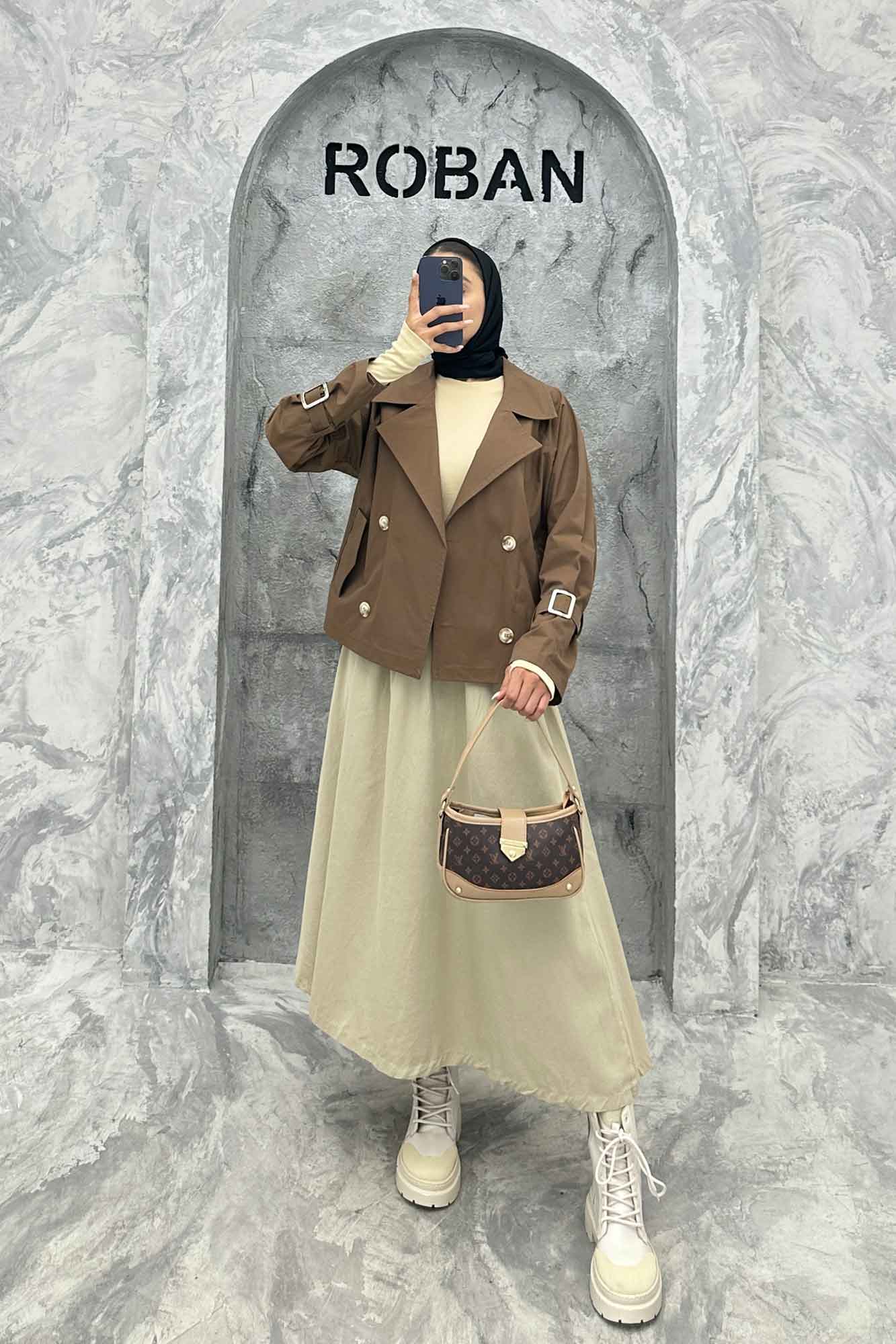 کت پاییزه کتان زارا چهار دکمه آژند